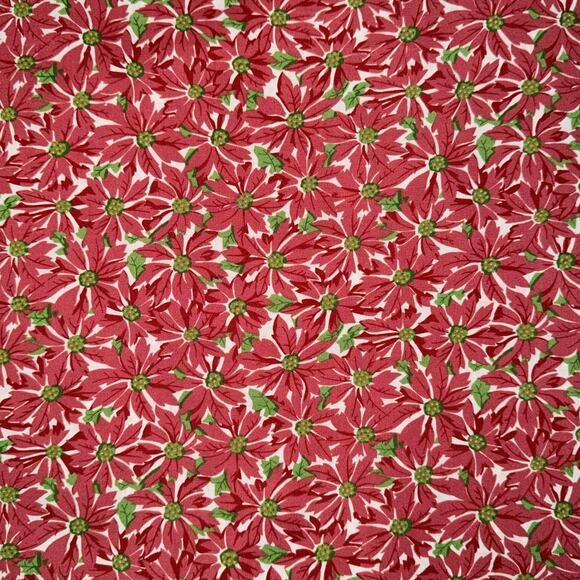Christmas Poinsettias | Renee Nanneman of Need'l Love | Andover Fabrics | 1/2 YD - Picture 1 of 7